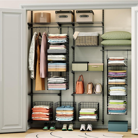 5-Layer Hanging Cloth Organizer Rack