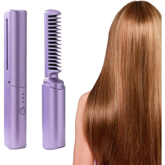 Rechargeable Mini Hair Straightener – Portable Styling Tool