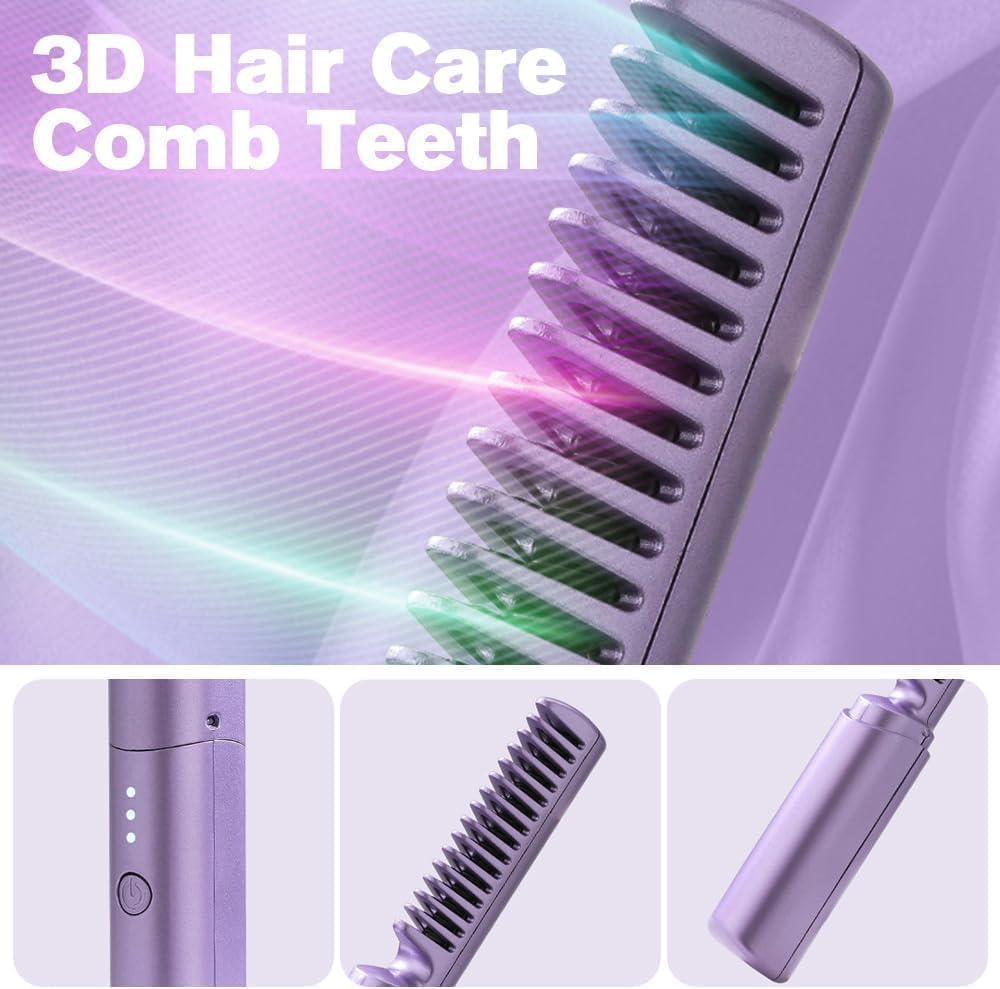 Rechargeable Mini Hair Straightener – Portable Styling Tool